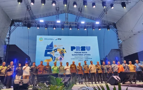 Wabup Tapteng Hadiri Penutupan PRSU 2026, Dorong Promosi Potensi Daerah
