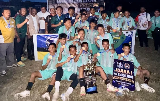 Puncak PSSI Tapteng Sukses Gelar Turnamen Sepak Bola U-13 & U-15