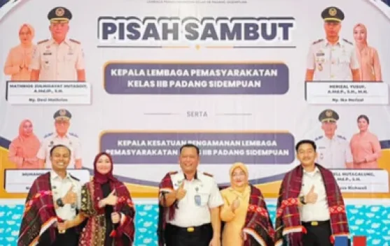 Herizal Yusuf Resmi Menjabat Kalapas Kelas IIB Padangsidimpuan, Gantikan Mathrio