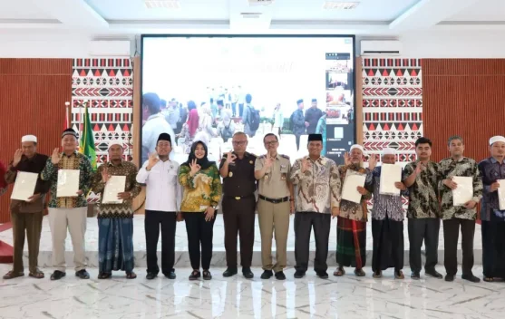 Pemkab Madina Teken MoU Percepat Sertifikasi Tanah Wakaf di Tahun 2026