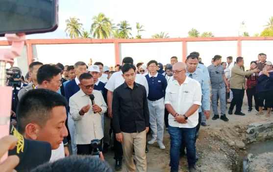 Wapres RI Gibran Tinjau Pembangunan Huntap Korban Bencana Tapteng