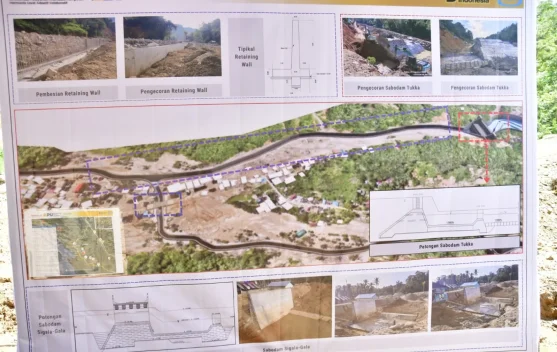 Mendagri, Bupati dan Wabup Tapteng Tinjau Percepatan Pemulihan Pascabencana
