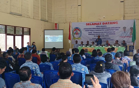 Pemkab Toba Dorong Posbankum Desa Aktif Jadi Ruang Penyelesaian Persoalan Hukum