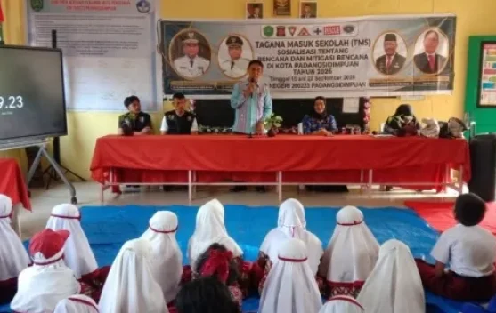 Edukasi Mitigasi Bencana, TAGANA Masuk Sekolah Jangkau Tiga Lembaga