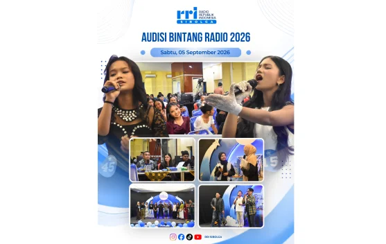 Bintang Radio RRI Sibolga 2026 Catat Rekor Peserta, Voting Jadi Penentu