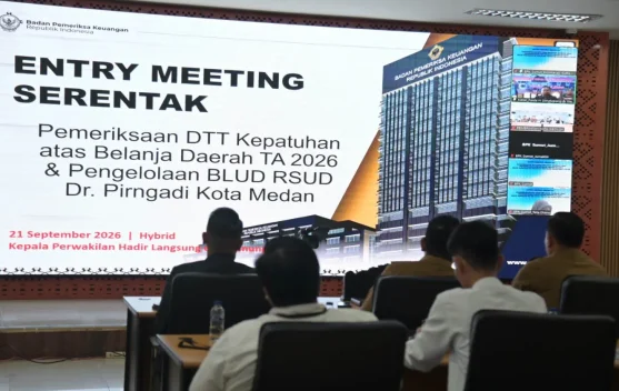 Pemko Sibolga Ikuti Entry Meeting Pemeriksaan Belanja Daerah BPK