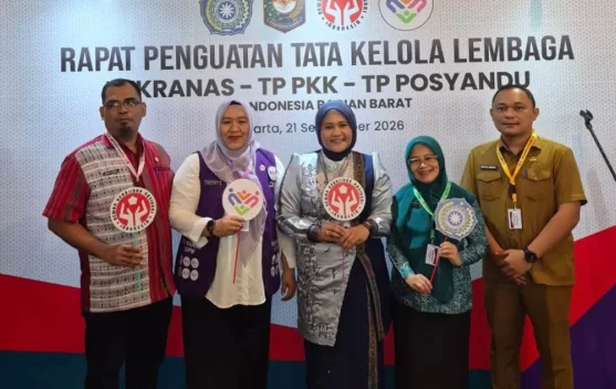 Ketua TP PKK Sibolga Hadiri Rapat Penguatan Lembaga di Jakarta