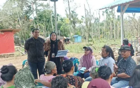 Tim Kementerian PPPA Tinjau Kebun Pangan Perempuan di Kab. Tapanuli Tengah