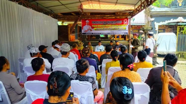 Safari Kesehatan Puskor Hindunesia Sasar Griya di Gitgit
