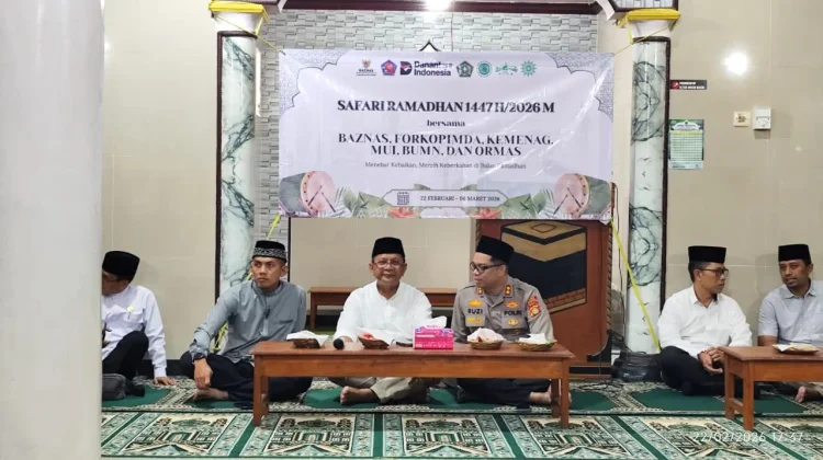 Safari Ramadan Kubutambahan, Kapolres Tekankan Kepedulian