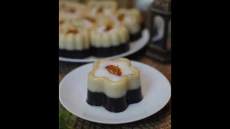 Resep Praktis Puding Susu Kurma Lapis Coklat
