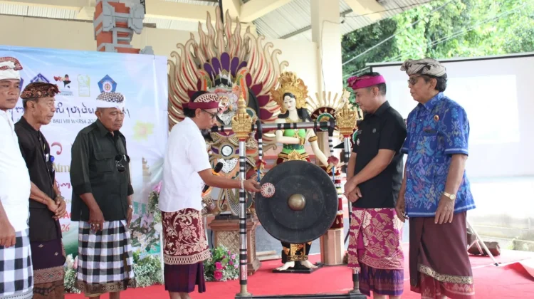 Lomba Bulan Bahasa Bali di Desa Banjar, Kolaborasi Dinas dan Adat