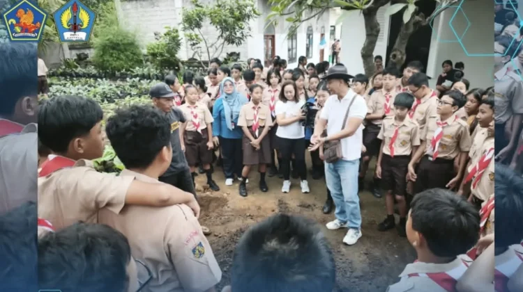 Spensaraja Lakukan Perawatan Tanaman di Lingkungan Sekolah