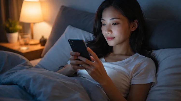 Kebiasaan Scroll HP sebelum Tidur Sulit Ditinggalkan