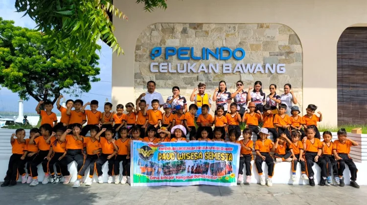 Pelindo Kenalkan Dunia Maritim ke Siswa PAUD di Celukan Bawang
