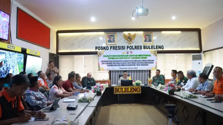 Polres Buleleng Koordinasi Lintas Sektor Amankan Nyepi dan Idul Fitri