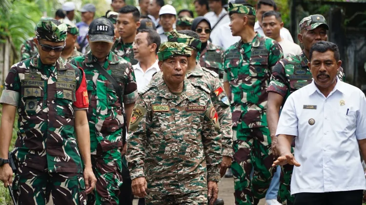 Delegasi Militer Timor Leste Tinjau Program TMMD di Jembrana