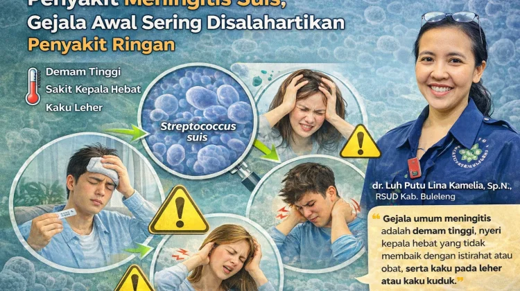 Penyakit Meningitis Suis, Gejala Awal Sering Disalahartikan Penyakit Ringan
