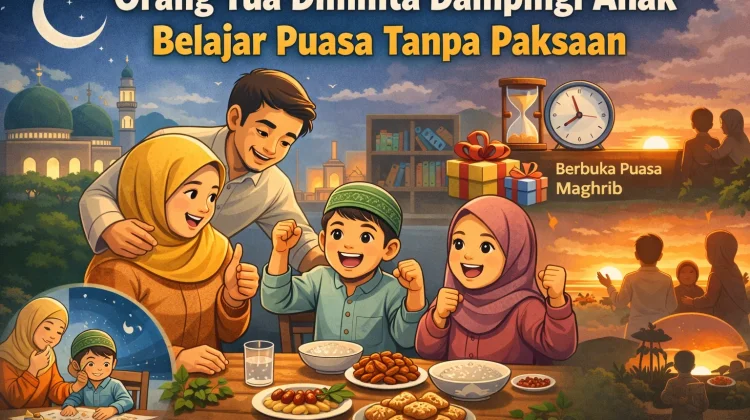 Orang Tua Diminta Dampingi Anak Belajar Puasa tanpa Paksaan