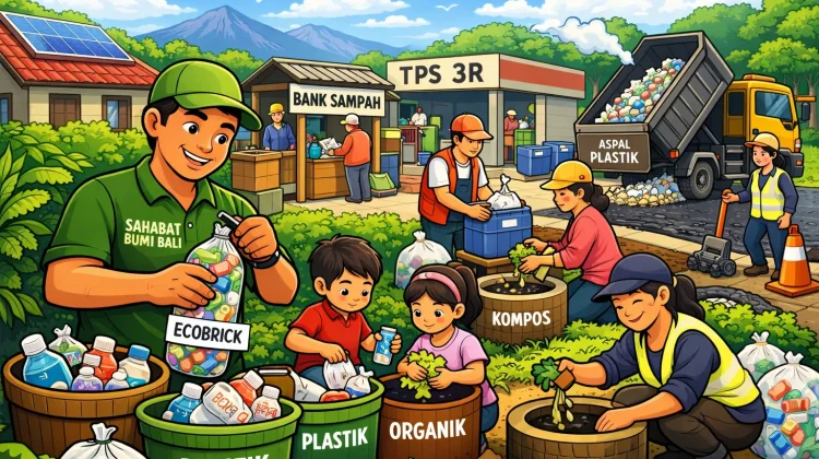 Pengelolaan Sampah dari Rumah Jadi Kunci Gerakan Lingkungan di Buleleng