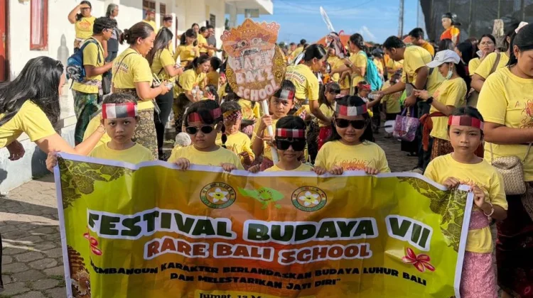 Festival Budaya Rare Bali School VII Tanamkan Nilai Budaya Sejak Dini