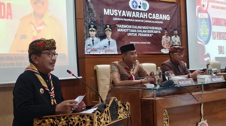 Terpilih Aklamasi, Wabup Klungkung Nahkodai Kwarcab Klungkung