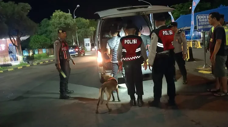 Pengamanan Gilimanuk Diperketat, Terjunkan K-9