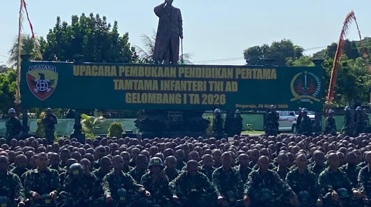 Rindam IX/Udayana Gelar Upacara Pembukaan Dikmata 2026