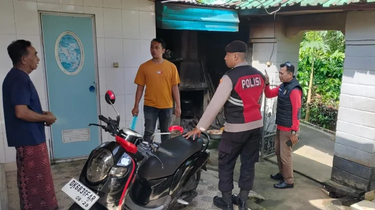 Kunci Motor Nyantol, Lansia Busungbiu Kehilangan Kendaraan