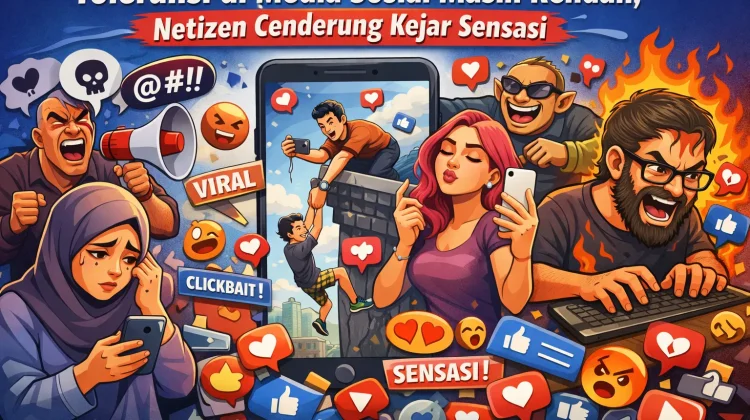 Toleransi di Media Sosial Masih Rendah, Netizen Cenderung Kejar Sensasi
