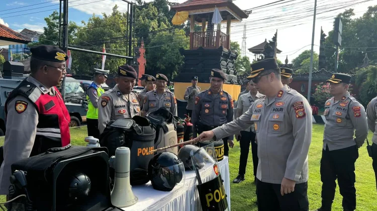 Polres Buleleng Cek Sarpras, Pastikan Kesiapan Jaga Kamtibmas