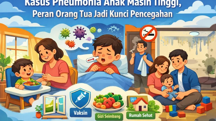 Kasus Pneumonia Anak Masih Tinggi, Peran Orang Tua Jadi Kunci Pencegahan