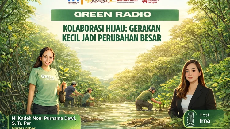 Kolaborasi Hijau, Komunitas Anak Muda di Serangan Dorong Pelestarian Mangrove
