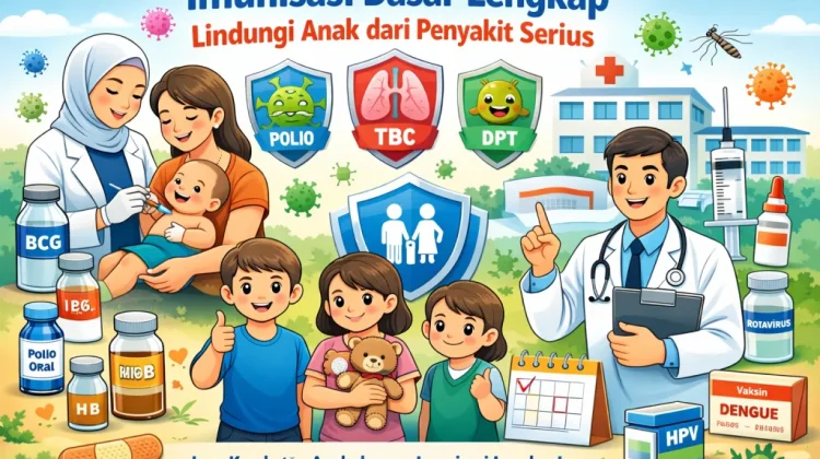 Imunisasi Dasar Lengkap Penting Lindungi Anak dari Penyakit Serius
