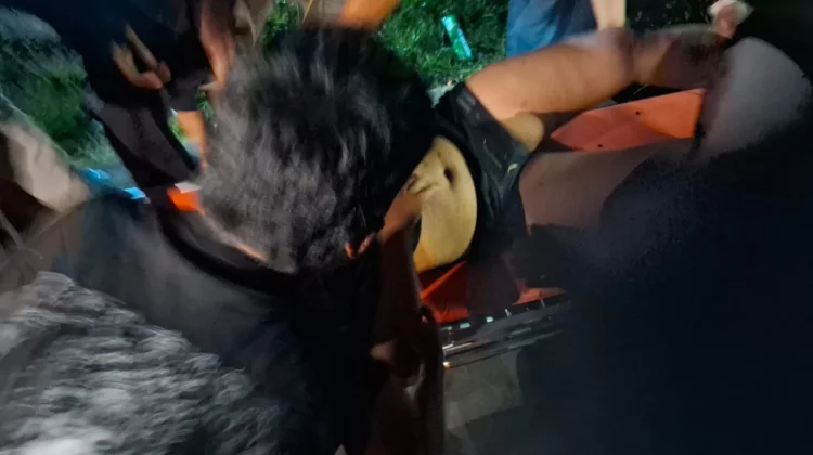 Terduga Pelaku Tak Senonoh Terjatuh ke Irigasi