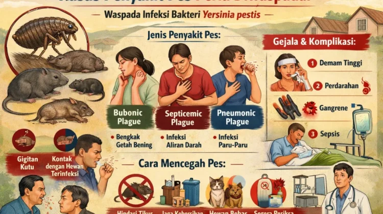 Kasus Penyakit Pes Perlu Diwaspadai, Ini Penjelasan Medisnya