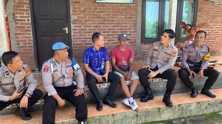 Kapolsek Jembrana Bertemu Warga, Ingatkan Kamtibmas dan Antisipasi Kemarau