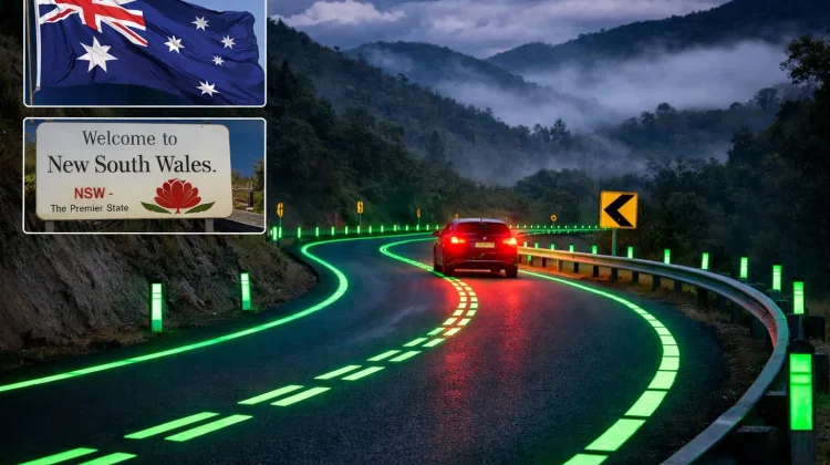 Australia Uji Marka Jalan Menyala, Solusi Inovatif Tekan Angka Kecelakaan