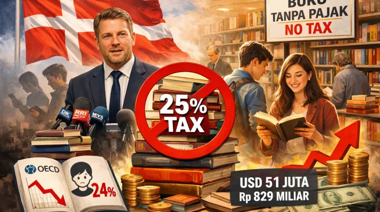 Denmark Hapus Pajak Buku demi Dongkrak Literasi Generasi Muda