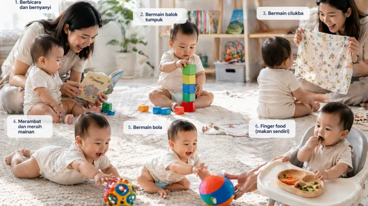 Stimulasi Bayi 8 Bulan untuk Tumbuh Kembang Optimal