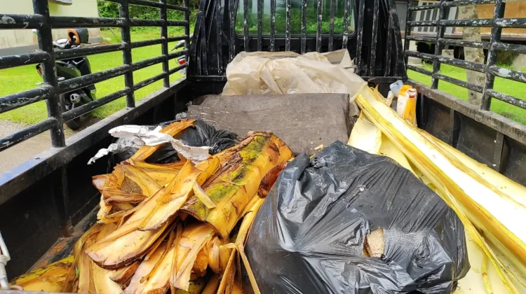 Buang Sampah di TNBB, Sopir Pikap Kena Sanksi Sosial