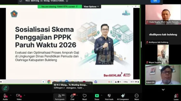 Disdikpora Buleleng Terapkan Desentralisasi Gaji PPPK Paruh Waktu