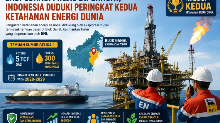 Temuan Migas Blok Ganal Dinilai Jadi Momentum Baru Investasi Energi Indonesia
