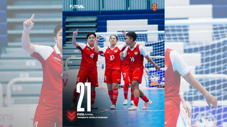 Timnas Futsal Putri Indonesia Turun Tiga Peringkat di FIFA Rangking Mei 2026