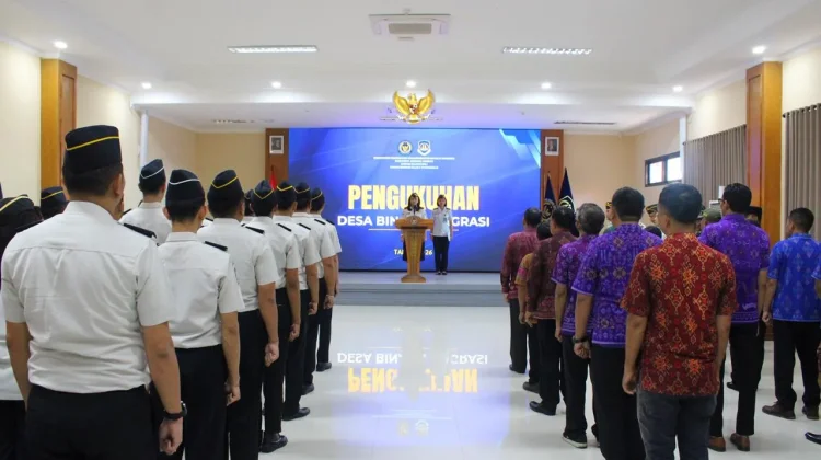 Imigrasi Bali Kukuhkan 12 Desa Binaan Cegah TPPO di Bali