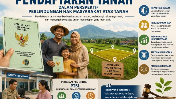 Pendaftaran Tanah dalam Perspektif Perlindungan Hak Masyarakat atas Tanah