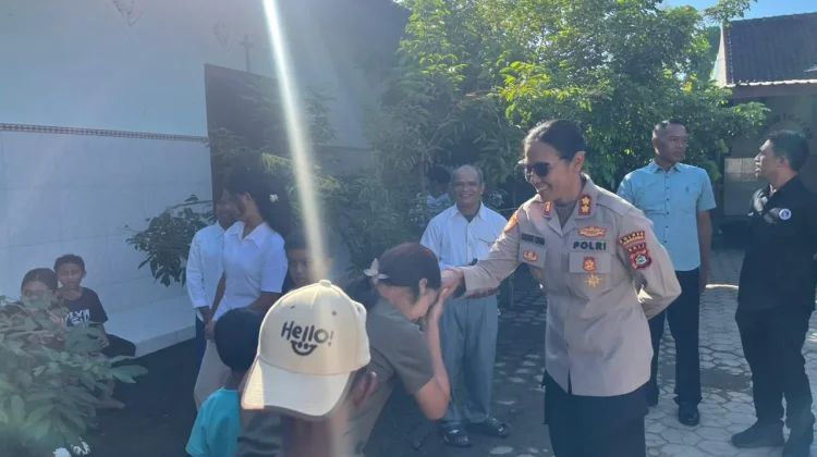 Kunjungi Panti Asuhan Jimbarkasih, Kapolres Berikan Edukasi Kamtibmas