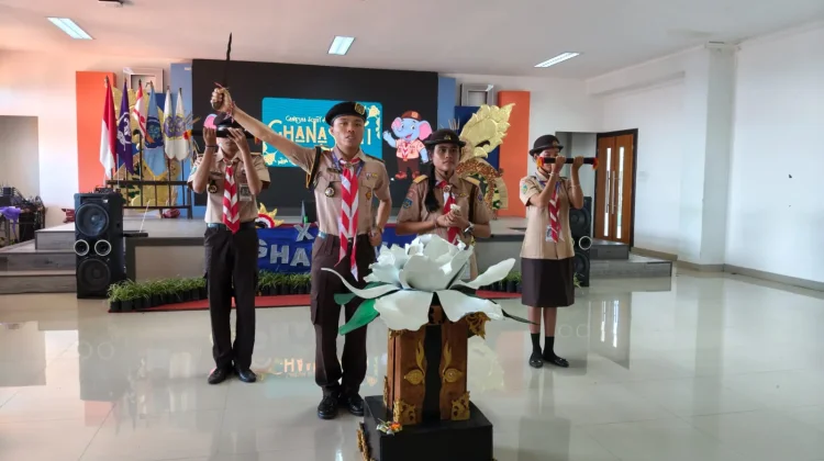 HUT UKM Pramuka Racana Jelantik Jempiring Gelar Ghanasvati