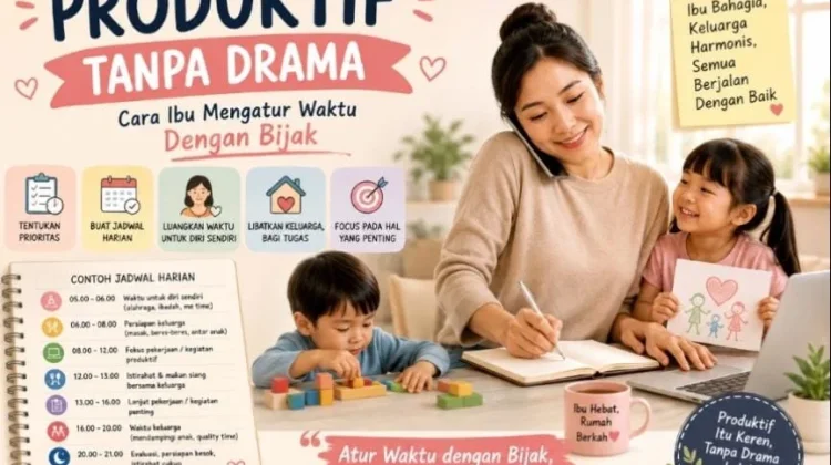 Produktif tanpa Drama, Cara Ibu Mengatur Waktu dengan Bijak
