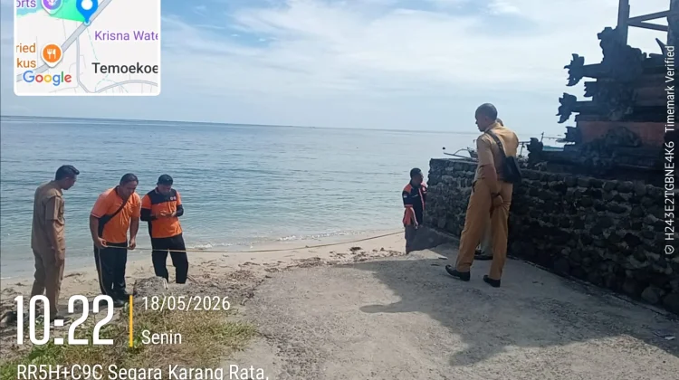 Abrasi Terjang Pura Segara, Pondasi Roboh Dihantam Ombak